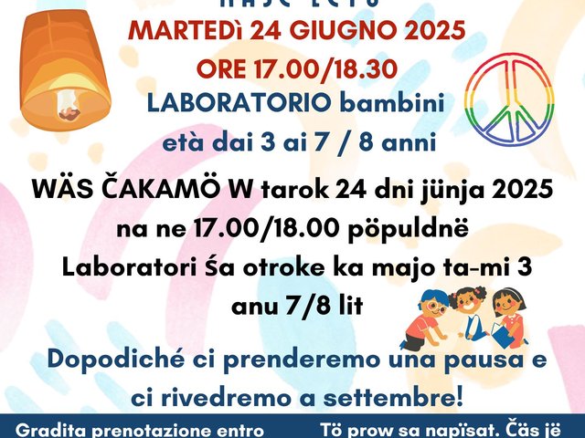 Lanterne della pace per illuminare la nostra estate