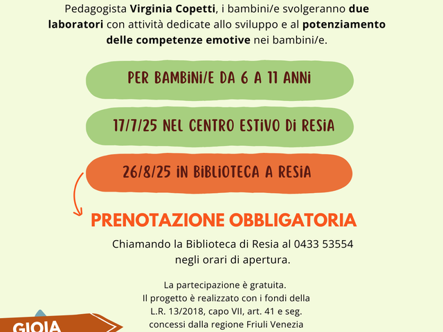 Laboratorio sentieri e emozioni